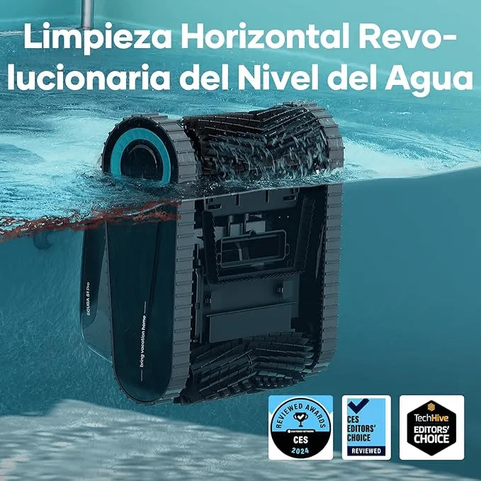 AIPER Scuba S1 Pro Limpiafondos Piscina, Robot Piscina Limpia Suelos, Paredes y Línea de Flotación