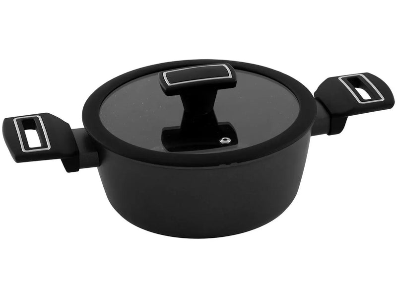 Brinox Batería de Cocina Ceramic Life Aluminio 8 Piezas Carbono