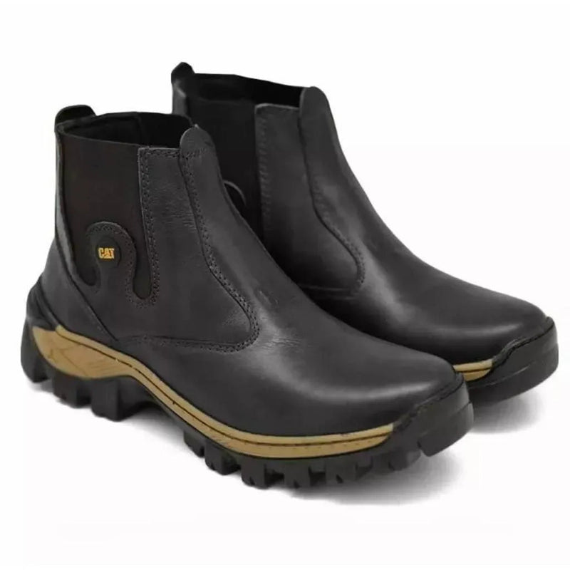 Kit Bota Adventure Masculina de Cuero Legítimo + 3 OBSEQUIOS: Cinturón, Cuchillo y Sandalias