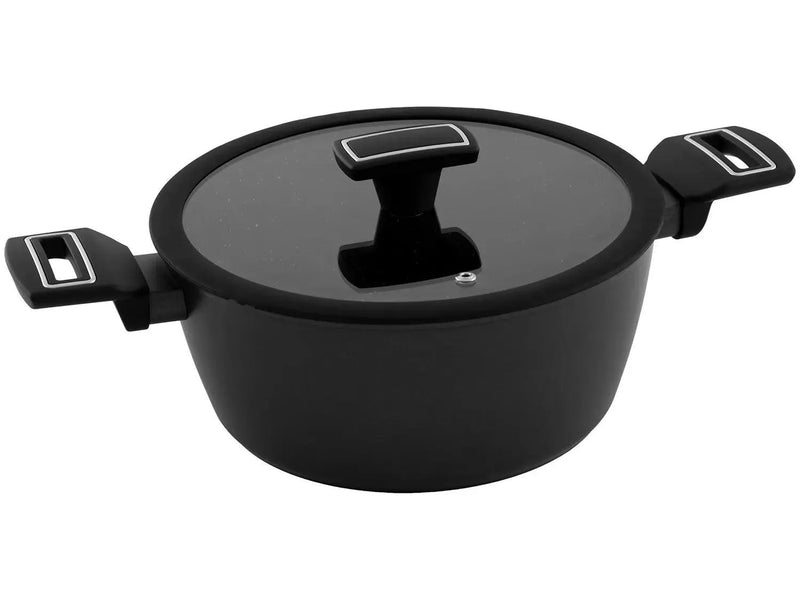 Brinox Batería de Cocina Ceramic Life Aluminio 8 Piezas Carbono