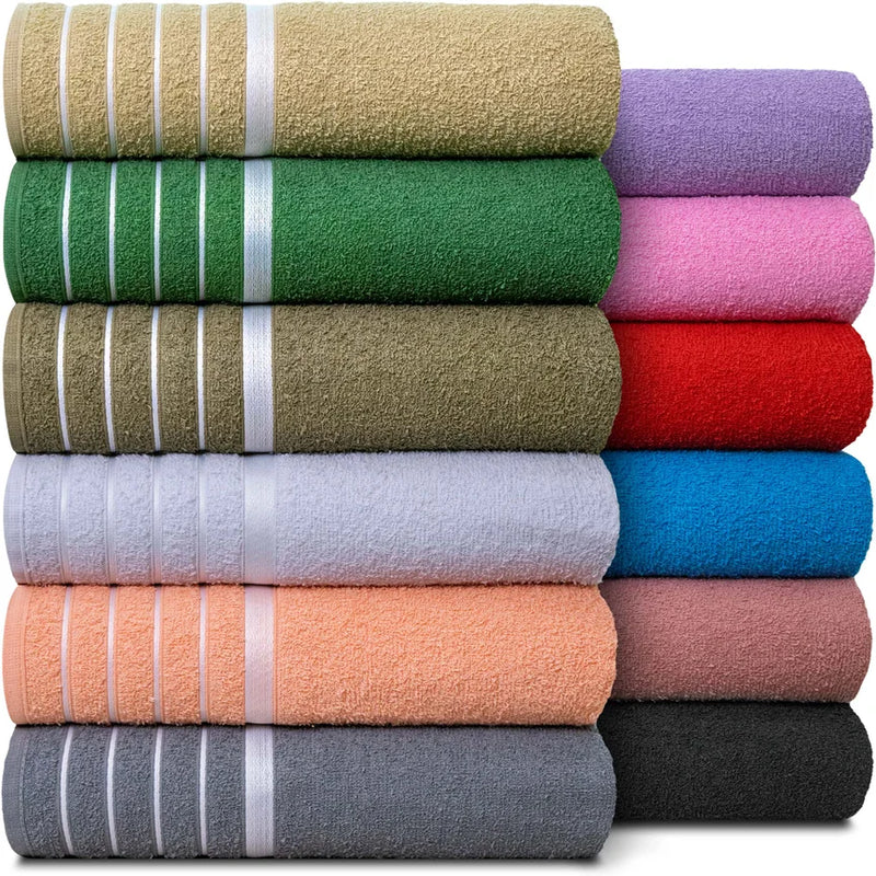 Kit con 15 Toallas de Baño – Comodidad, Colores y Calidad para Tu Día a Día 2